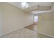 Bright open floor plan featuring tile and hardwood flooring at 50 E Serene Ave # 420, Las Vegas, NV 89123