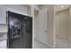 View of kitchen showing refrigerator and pantry at 50 E Serene Ave # 420, Las Vegas, NV 89123