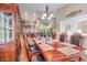 Formal dining room with a large wooden table, perfect for Gathering gatherings at 5701 Mary Lou St, Pahrump, NV 89061