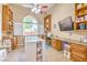 Craft room with ample storage, natural light, and a workspace for creative projects at 5701 Mary Lou St, Pahrump, NV 89061