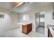 Eat in kitchen with stainless appliances and a breakfast bar at 701 Harvard St, Las Vegas, NV 89107