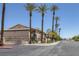 Well-maintained community boasts lush palm trees and desert landscaping at 8410 Eldora Ave # 1045, Las Vegas, NV 89117