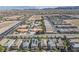 Wide aerial shot of houses and community at 8647 Tortoise Canyon Ct, Las Vegas, NV 89148