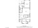 Second floor plan showing bedrooms, baths, balcony, laundry, and halls at 8647 Tortoise Canyon Ct, Las Vegas, NV 89148