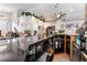 The bar area features ample storage, and elegant design at 8911 Lansberry Ct, Las Vegas, NV 89147