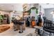 The living room offers a full bar and a relaxing place for entertaining at 8911 Lansberry Ct, Las Vegas, NV 89147
