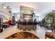 The living space features a full bar for entertaining guests and a relaxing atmosphere at 8911 Lansberry Ct, Las Vegas, NV 89147