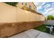 Backyard featuring block wall and artificial grass at 9019 Winchester Ridge St, Las Vegas, NV 89139