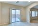Bright dining area with tile flooring and sliding glass doors leading to the backyard at 9019 Winchester Ridge St, Las Vegas, NV 89139