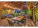 Outdoor patio area with ample seating and dining at 9805 Turtle Walk Ave, Las Vegas, NV 89149