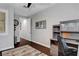 Office space with dark wood floors and room for multiple desks at , Las Vegas, NV 89138