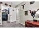 ' bedroom featuring superhero decor, a desk, and a walk-in closet at 10426 Mount Washington Ave, Las Vegas, NV 89166