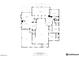 Detailed floor plan showcasing the layout of the first floor, including kitchen, living room, and garage at 12056 Royal Dolnoch Ct, Las Vegas, NV 89141
