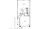 First floor floorplan featuring kitchen, garage, and great room layout at 148 Silver Run Lane, Las Vegas, NV 89138