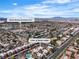 Aerial view showcasing 1751 E Reno #206 proximity to Gene Ward Elementary in a residential neighborhood at 1751 E Reno Ave # 206, Las Vegas, NV 89119