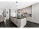 Modern kitchen featuring sleek cabinetry, stainless steel appliances, and a functional island with ample storage at 2325 Prometheus Ct, Henderson, NV 89074