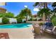 Inviting pool and patio area perfect for outdoor entertaining and relaxation at 2325 Prometheus Ct, Henderson, NV 89074