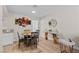 Elegant dining area features a stylish table, modern decor, and neutral color palette at 2712 Holmes St, North Las Vegas, NV 89030