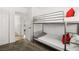 Bedroom featuring bunk bed with closet and open closet at 3208 Alcoa Ave, Las Vegas, NV 89102
