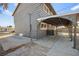 View of the home's covered carport, and surrounding area and fencing at 3208 Alcoa Ave, Las Vegas, NV 89102