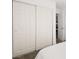 Bedroom closet featuring double doors and closet with shelves at 3208 Alcoa Ave, Las Vegas, NV 89102