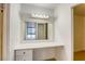 Bright vanity area boasts large mirror, drawers, and abundant lighting for a spa-like retreat at 3930 University Center Dr # 311, Las Vegas, NV 89119