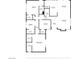 Detailed floorplan of the house, showcasing the layout of the rooms and dimensions at 4417 Saint Andrews Cir, Las Vegas, NV 89107
