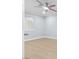 Bright bedroom showcasing sleek ceiling fan and recessed lighting fixtures at 4998 Rappahanock St, Las Vegas, NV 89122