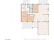 Simplified floor plan depicting a 3-bedroom house layout with garage, porch, patios, and labeled room dimensions at 4998 Rappahanock St, Las Vegas, NV 89122