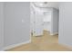 Bright hallway with smooth floors leading to a closet at 4998 Rappahanock St, Las Vegas, NV 89122