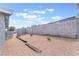 View of gravel yard at 508 Van Dornum Ave, Henderson, NV 89011