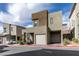 Modern two-story home with a neutral color palette and attached two-car garage at 649 Tranquil Jade St, Las Vegas, NV 89138