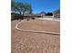 Backyard featuring rock landscaping at 6529 Bradford Ln, Las Vegas, NV 89108