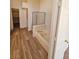 Bathroom with soaking tub and shower at 6529 Bradford Ln, Las Vegas, NV 89108