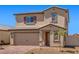 Charming two-story home featuring a brick driveway, neutral colors, and a convenient two-car garage at 6772 Violet Cascade Ave, Las Vegas, NV 89156