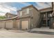 Well-maintained apartment complex features garages and stairways to upper-level residences at 6868 Sky Pointe Dr # 1112, Las Vegas, NV 89131