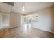 Spacious living room with tile floors offering an open layout to other rooms at 6868 Sky Pointe Dr # 1112, Las Vegas, NV 89131