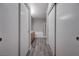 Hallway view of a bathroom with double closets at 701 Peachy Canyon Cir # 201, Las Vegas, NV 89144
