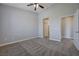 Spacious bedroom with neutral tones and en-suite access at 701 Peachy Canyon Cir # 201, Las Vegas, NV 89144