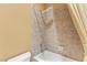 Bathroom featuring a tiled shower and bathtub combination with neutral paint at 7719 Villa Montara St, Las Vegas, NV 89123