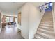 Open hallway with access to the living room, stairs and natural light at 794 Calm Crystal Ct # Lot 139, North Las Vegas, NV 89081
