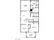 Second floor plan featuring a primary bedroom, loft, two additional bedrooms, and a covered balcony at 143 Silver Run Ln, Las Vegas, NV 89138