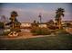 Community park area featuring shaded picnic tables and lush landscaping at 1580 Wild Willey Way, Henderson, NV 89002