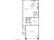 Detailed floor plan of the first floor, showing the kitchen, great room, and garage at 167 Silver Run Ln, Las Vegas, NV 89138