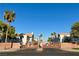 El Parque Condominiums gated entrance on Edmond Street, featuring lush landscaping and well-maintained buildings at 1800 Edmond St # 218, Las Vegas, NV 89146
