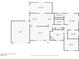 Detailed floor plan showcasing the layout of this home, including the bedrooms, bathrooms, kitchen, and living spaces at 2885 Horseshoe Dr, Las Vegas, NV 89120