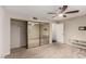 Spacious bedroom with mirrored closet and neutral decor at 3246 Brookfield Dr, Las Vegas, NV 89120