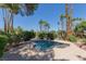 Inviting jacuzzi area surrounded by lush landscaping at 3246 Brookfield Dr, Las Vegas, NV 89120