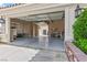 Spacious garage with epoxy flooring and plenty of room for storage at 35 Ventana Canyon Dr, Las Vegas, NV 89113