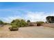 Large backyard area enclosed with block wall at 3575 W Robindale Rd, Las Vegas, NV 89139